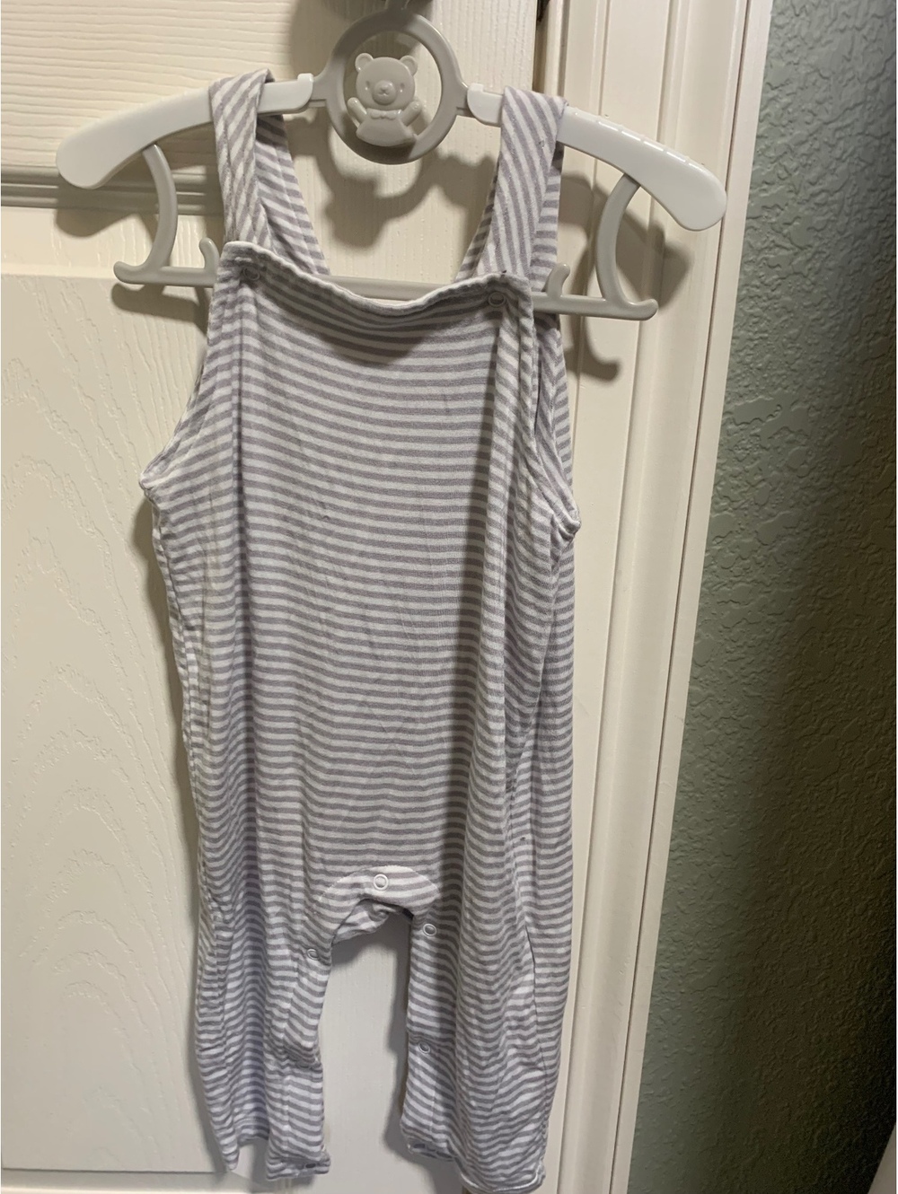 Angel Dear Baby 6-12 Months Striped Sleeveless Romper